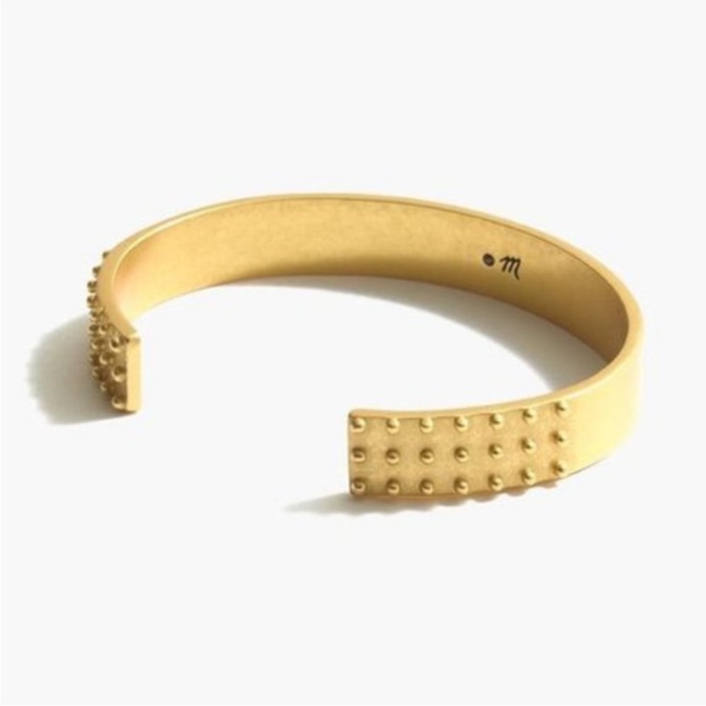 Madewell Gold Dot Cuff Bracelet